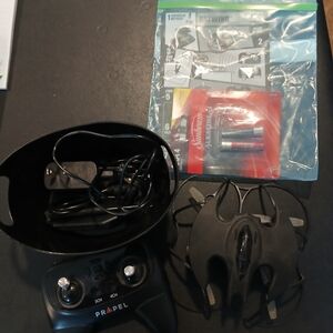 Black Batwing Drone with Controller